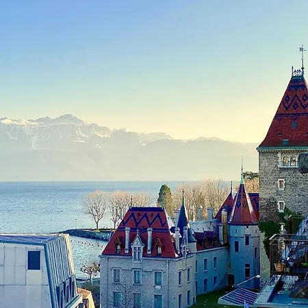 Apartament Ouchy, Penthouse With Terrace And Breathtaking Views! Lozanna