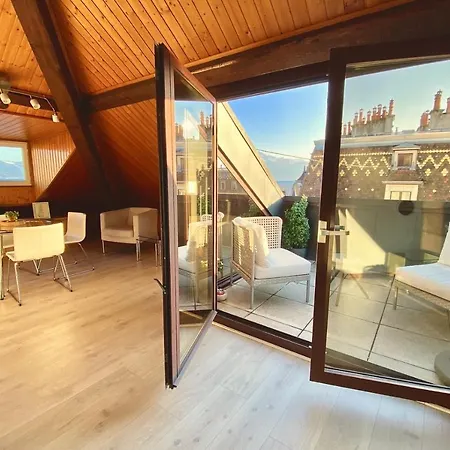 Ouchy, Penthouse With Terrace And Breathtaking Views! * Lozanna